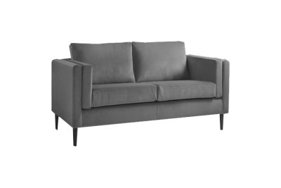 Clarence 2 Seater Sofa Grey Fabric