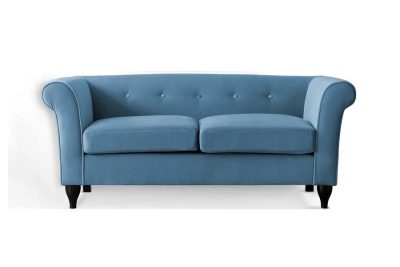 Monaco 2 Seater Peacock Velvet